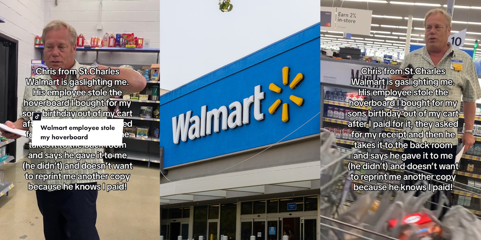 customer says Wal-Mart worker 'stole' her son's hoverboard after she paid for it