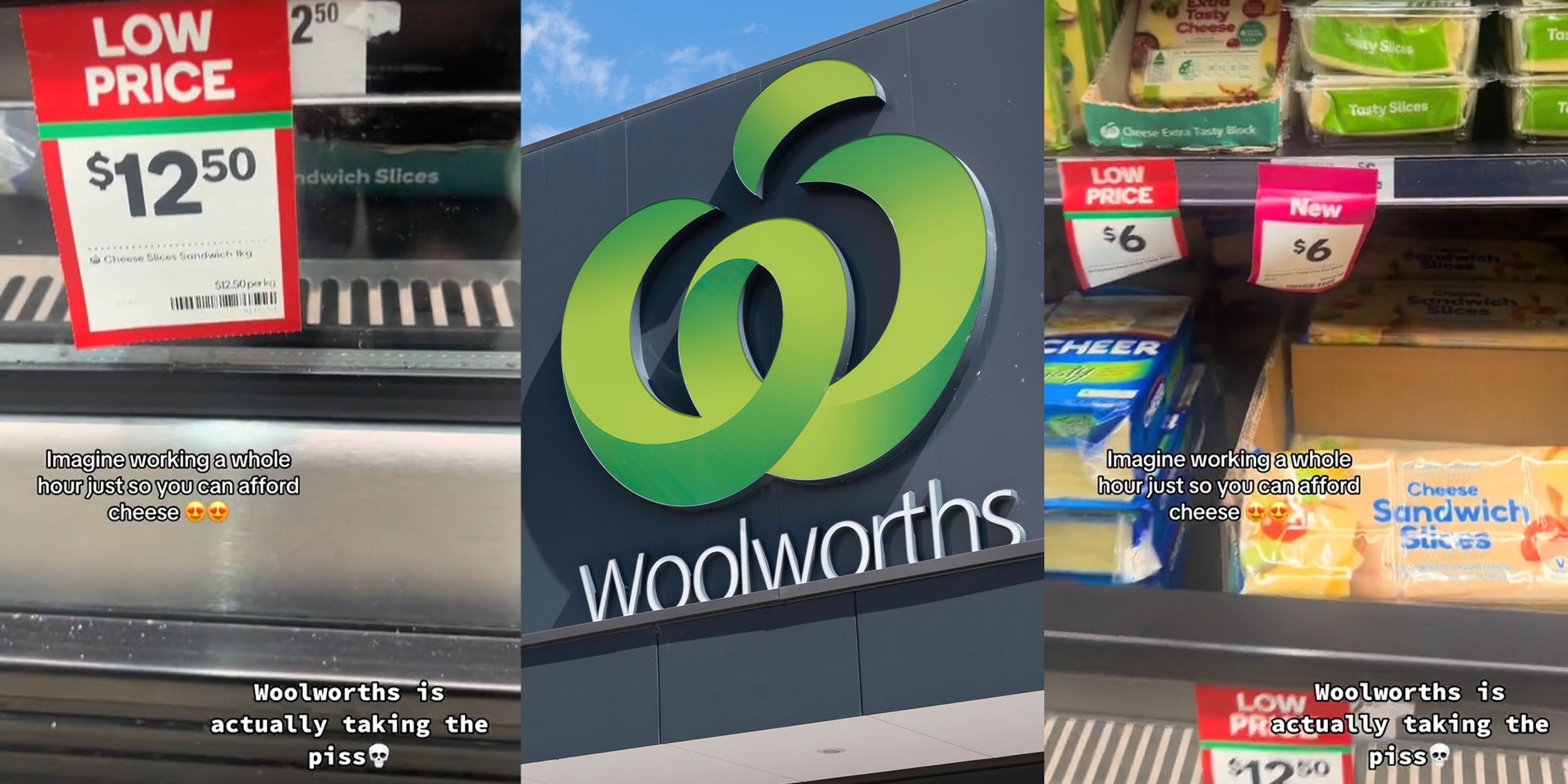 Woolworths Customer Says Cost of Cheese Equals 1 Hour of Work