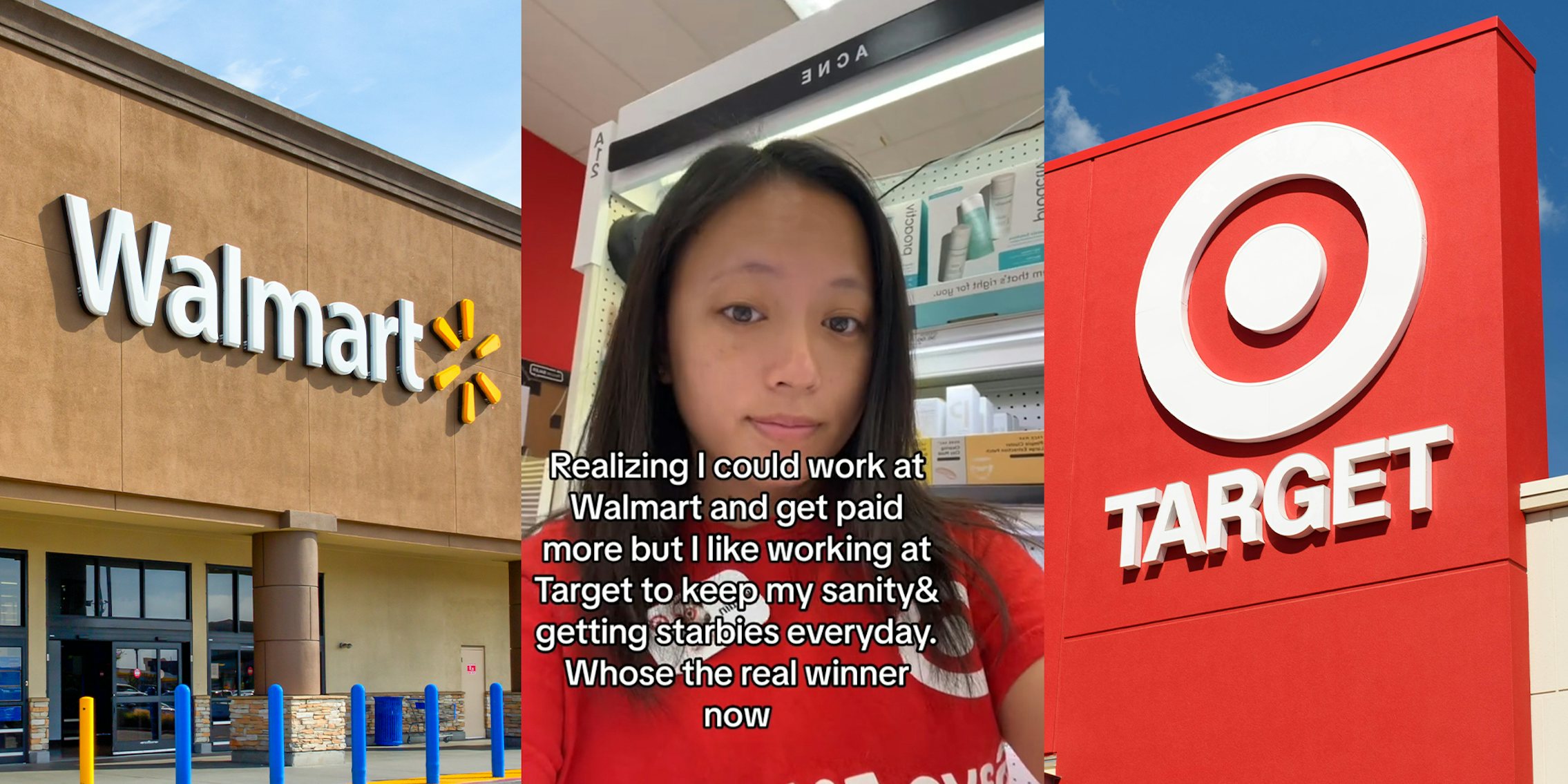 Target worker says she could be making more money at Walmart