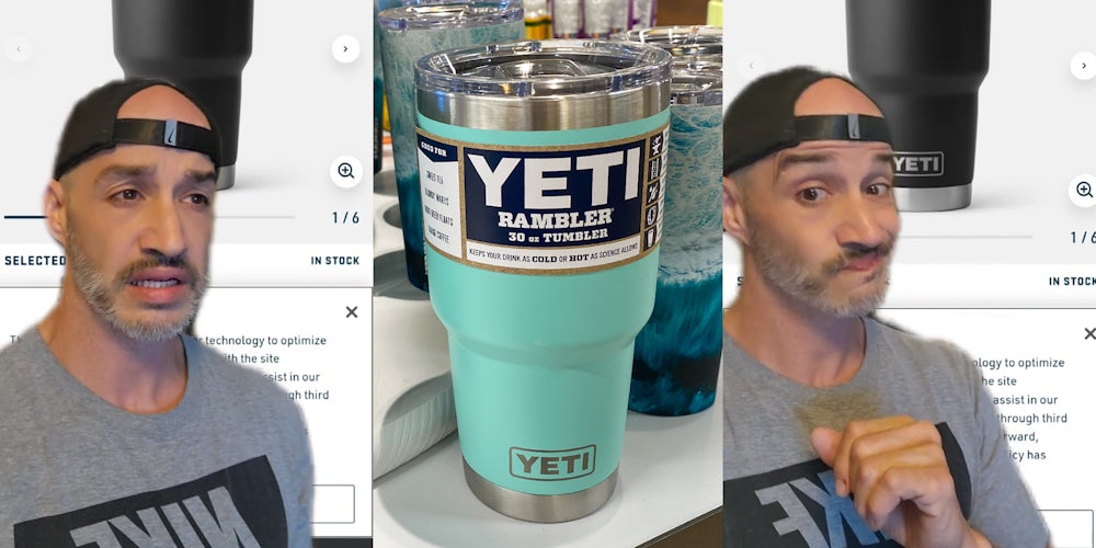 Yeti customer says you should never drink carbonated beverages out of one