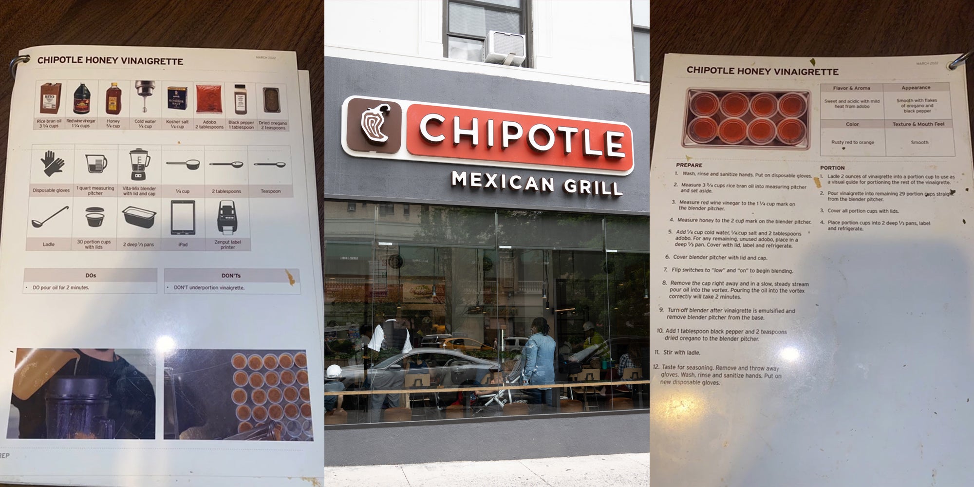 Chipotle Worker Reveals Recipe for Chipotle Honey Vinaigrette