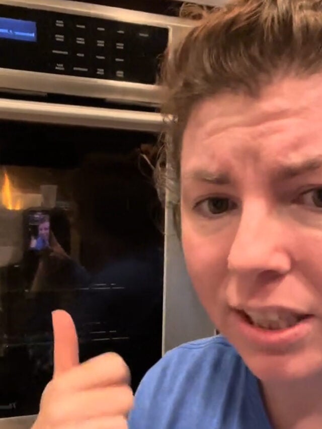 Counselor Shares PSA on How To Deal With an Oven Fire