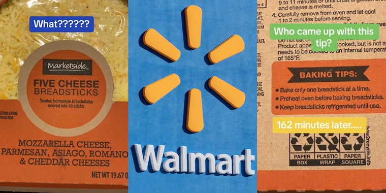 Walmart customer blasts Marketside 5-cheese breadsticks