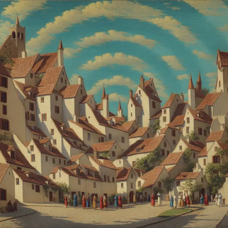 Viral ‘Spiral Town’ painting sparks controversy over AI art ...