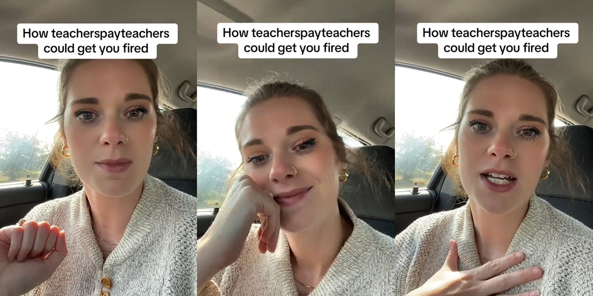 Teacher says she could get fired for using resale app for education resources Teachers Pay Teachers