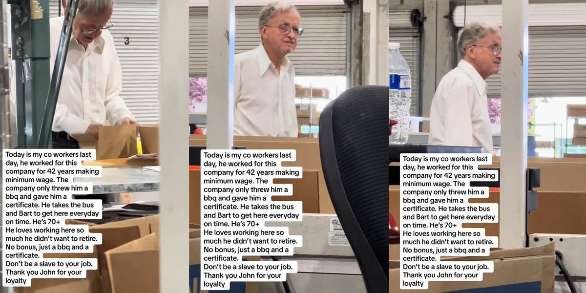 Employee of 42 Years Gets BBQ and a Certificate at Retirement