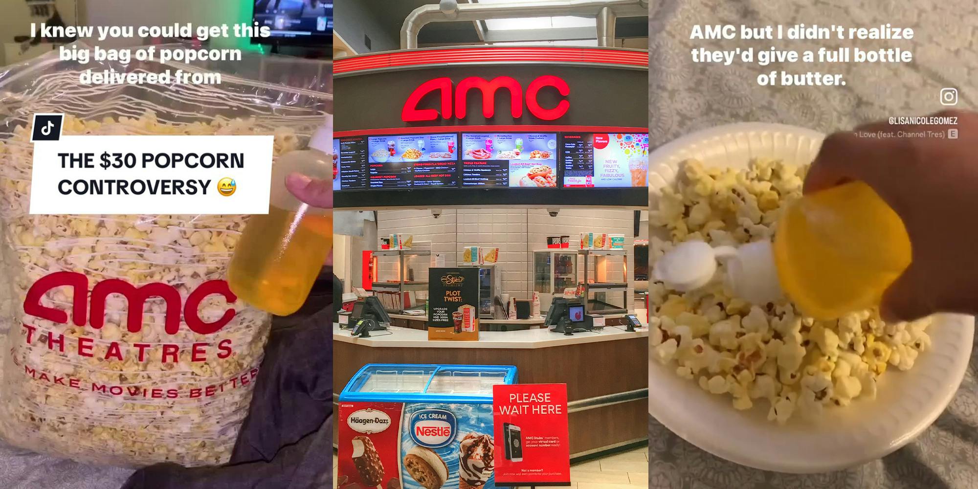 Woman Pays 30 to Get AMC Popcorn Delivered, Sparking Debate