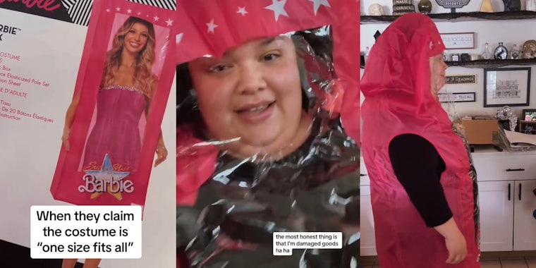 Barbie costume promises it’s ‘one size fits all.’ Customer finds out that’s not true after trying it on