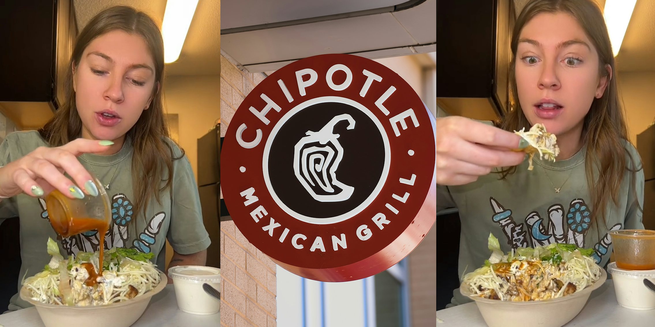 customer claims chipotle morning food is leftovers