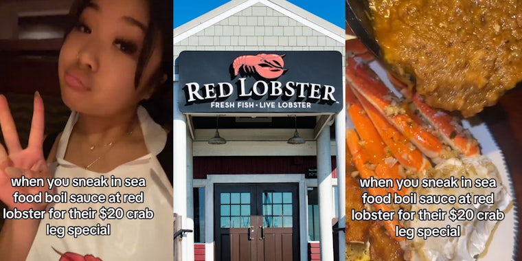 Red Lobster customer sneaks in seafood boil for $20 crab legs special