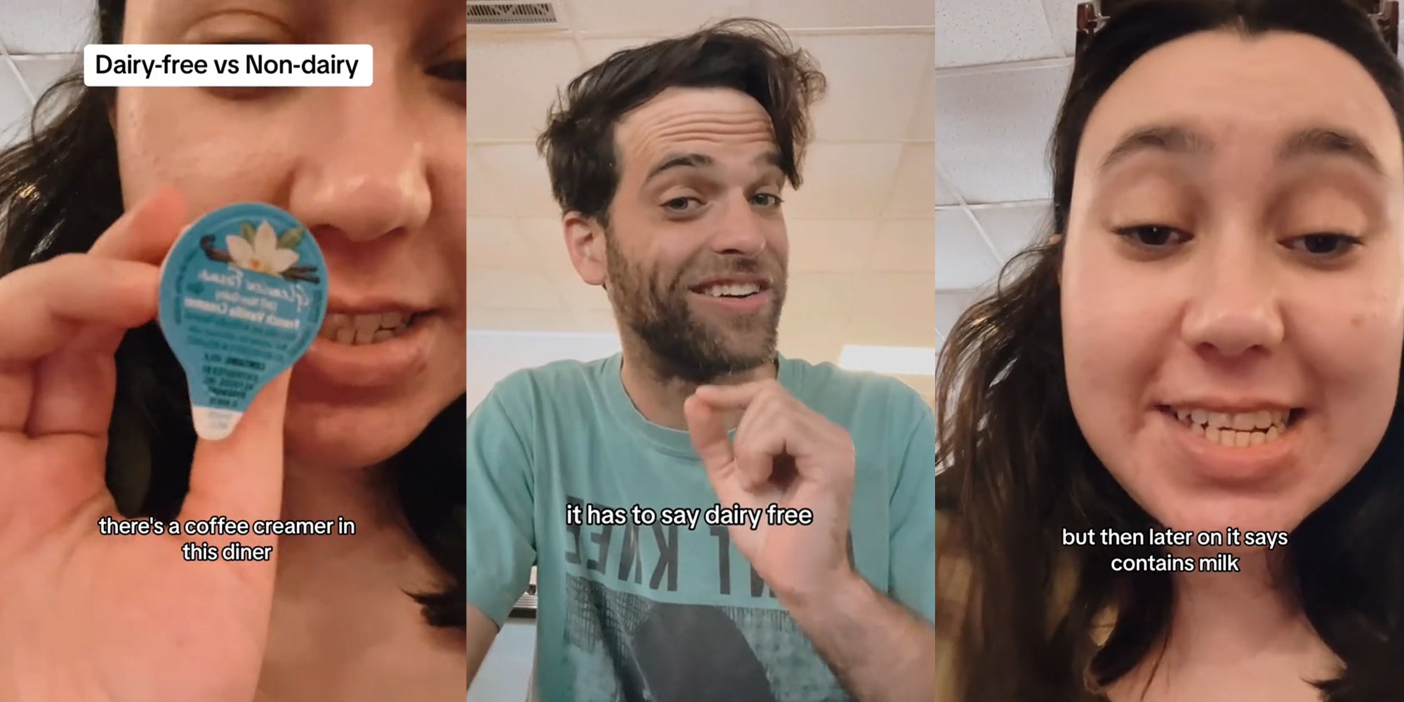 Woman Discovers that 'NonDairy' Coffee Creamer Contains Milk