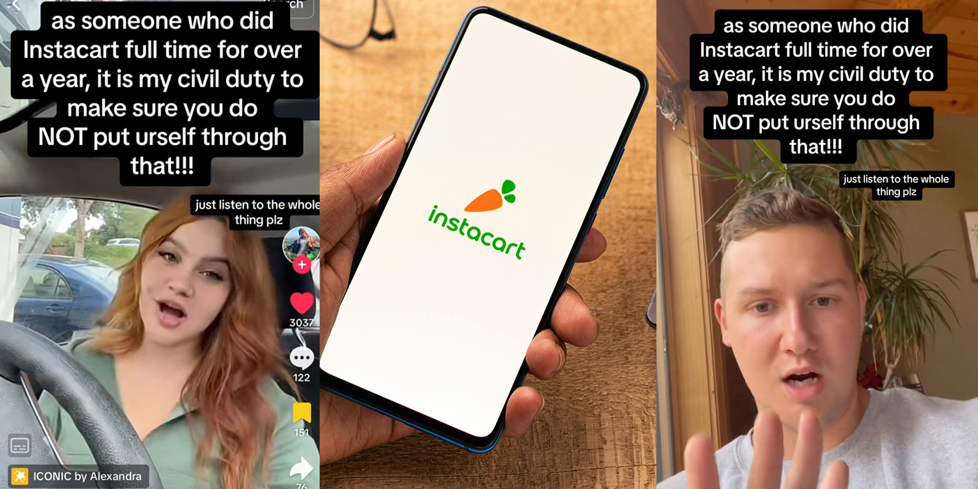 Former Instacart shopper shares PSA for people thinking about doing Instacart