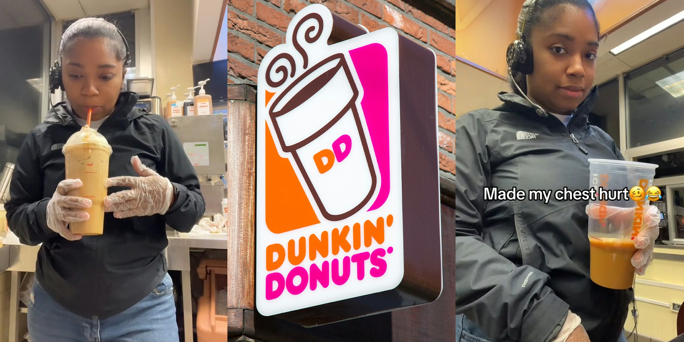 Dunkin' Worker Reveals How Much Iced Coffee Comes in a Large Cup