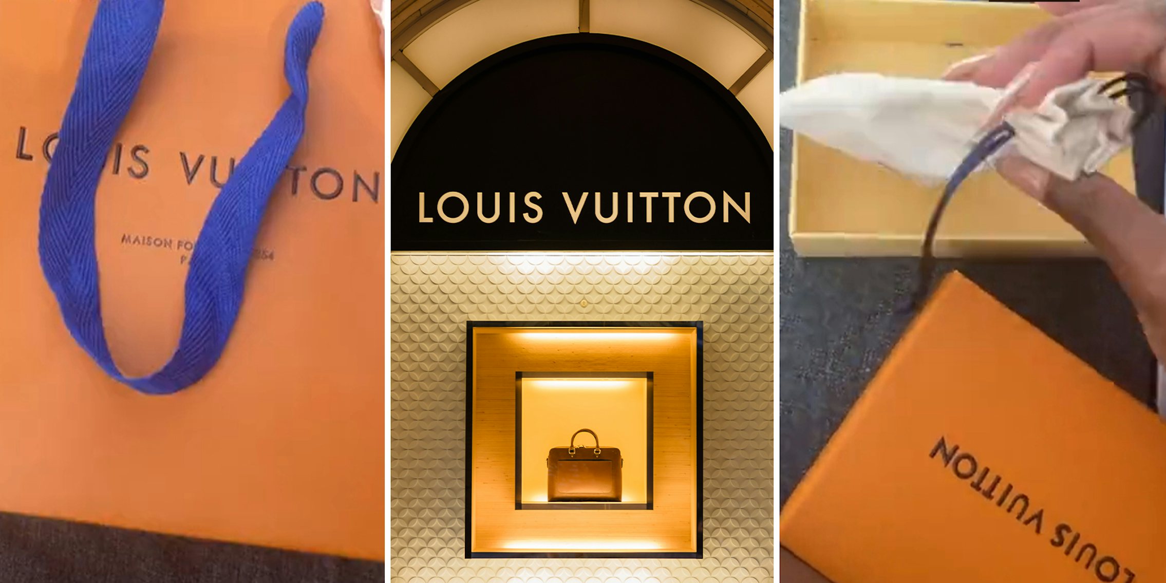 We bought Champagnepaki a birthday gift from Louis Vuitton