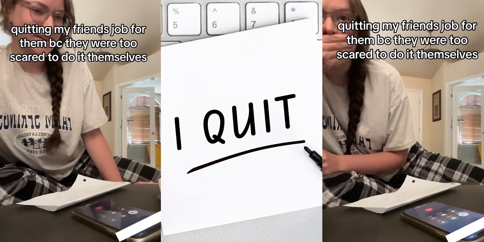 Worker gets her friend to quit her job for her