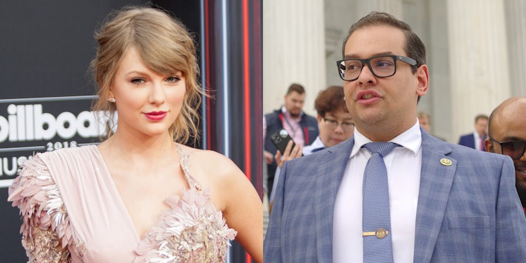 George Santos reveals his favorite Taylor Swift song