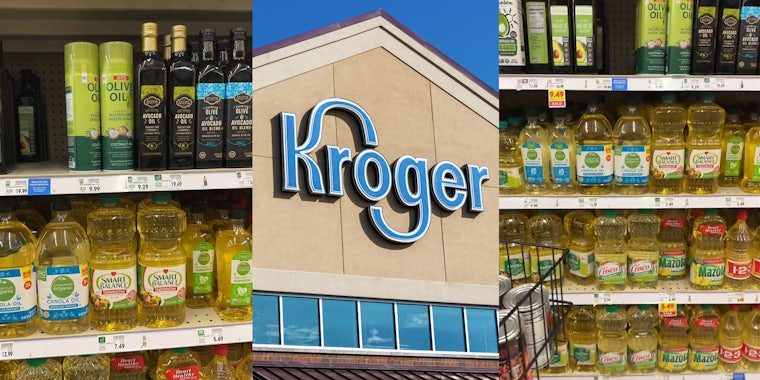 Kroger customer finds olive oil hairspray in the grocery aisle