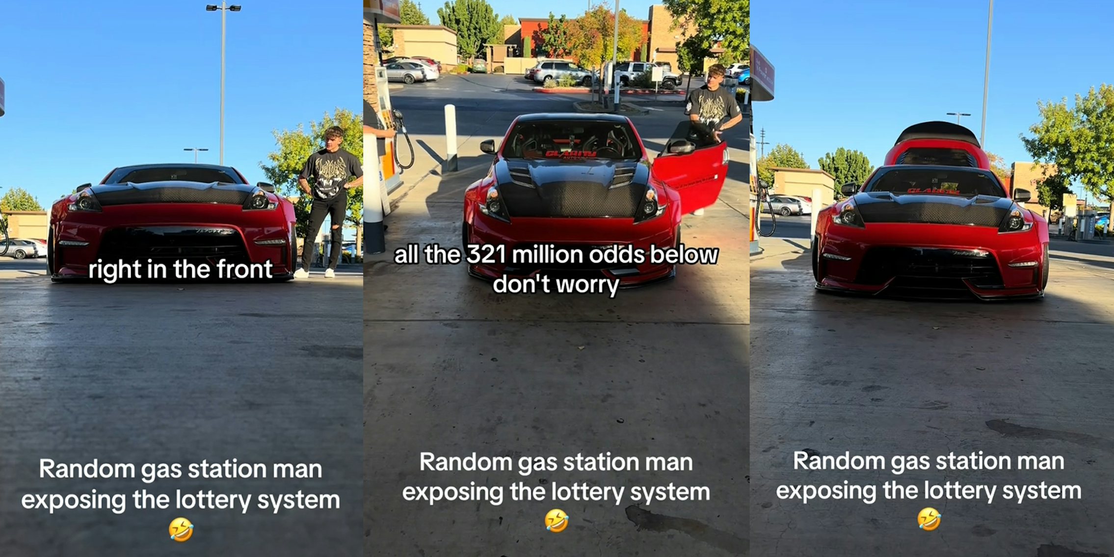 Random man at gas station claims he figured out the lottery system, shares how to figure out winning numbers