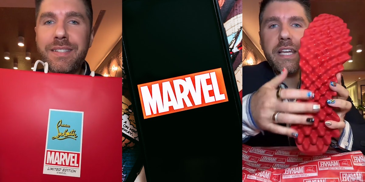 Christian Louboutin released a Marvel collection.