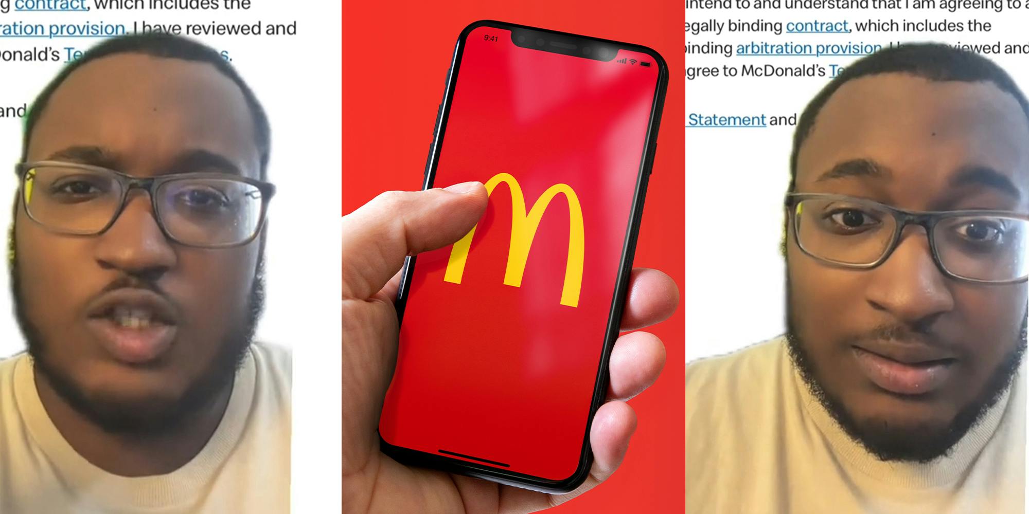 McDonald’s customer discovers new Terms and Conditions ‘waive your right to a trial’