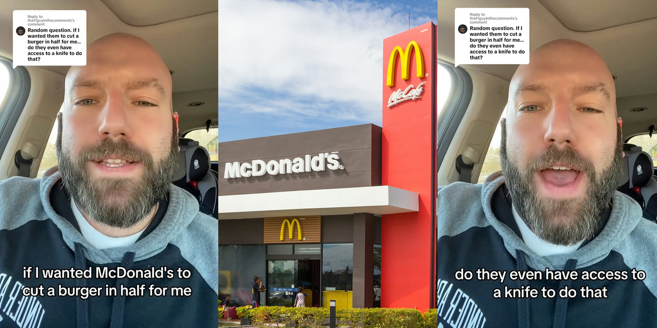Former McDonald’s corporate chef shares why McDonald’s workers can’t have access to knives; McDonalds Restaurant Front