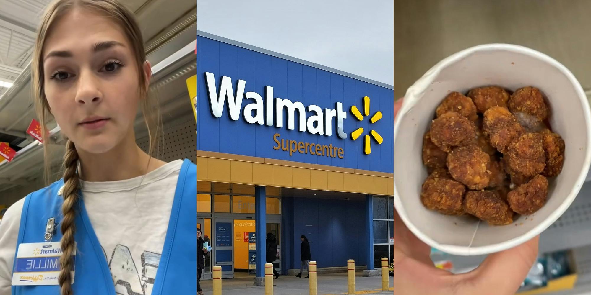 Walmart worker finds popcorn chicken in the school supply aisle