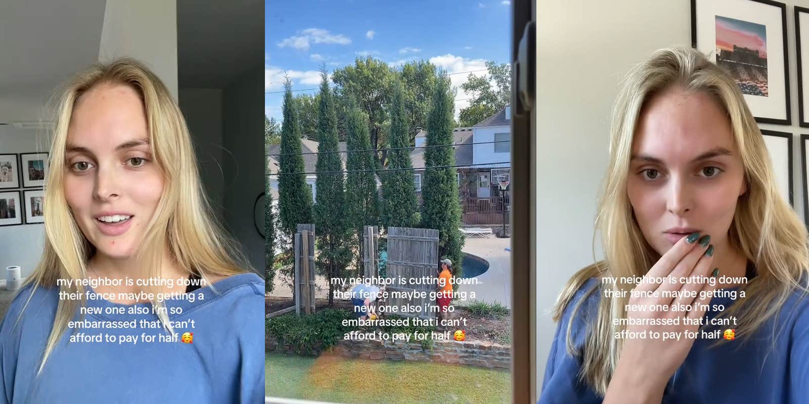 Woman says neighbor is building new fence, but she can’t afford her portion