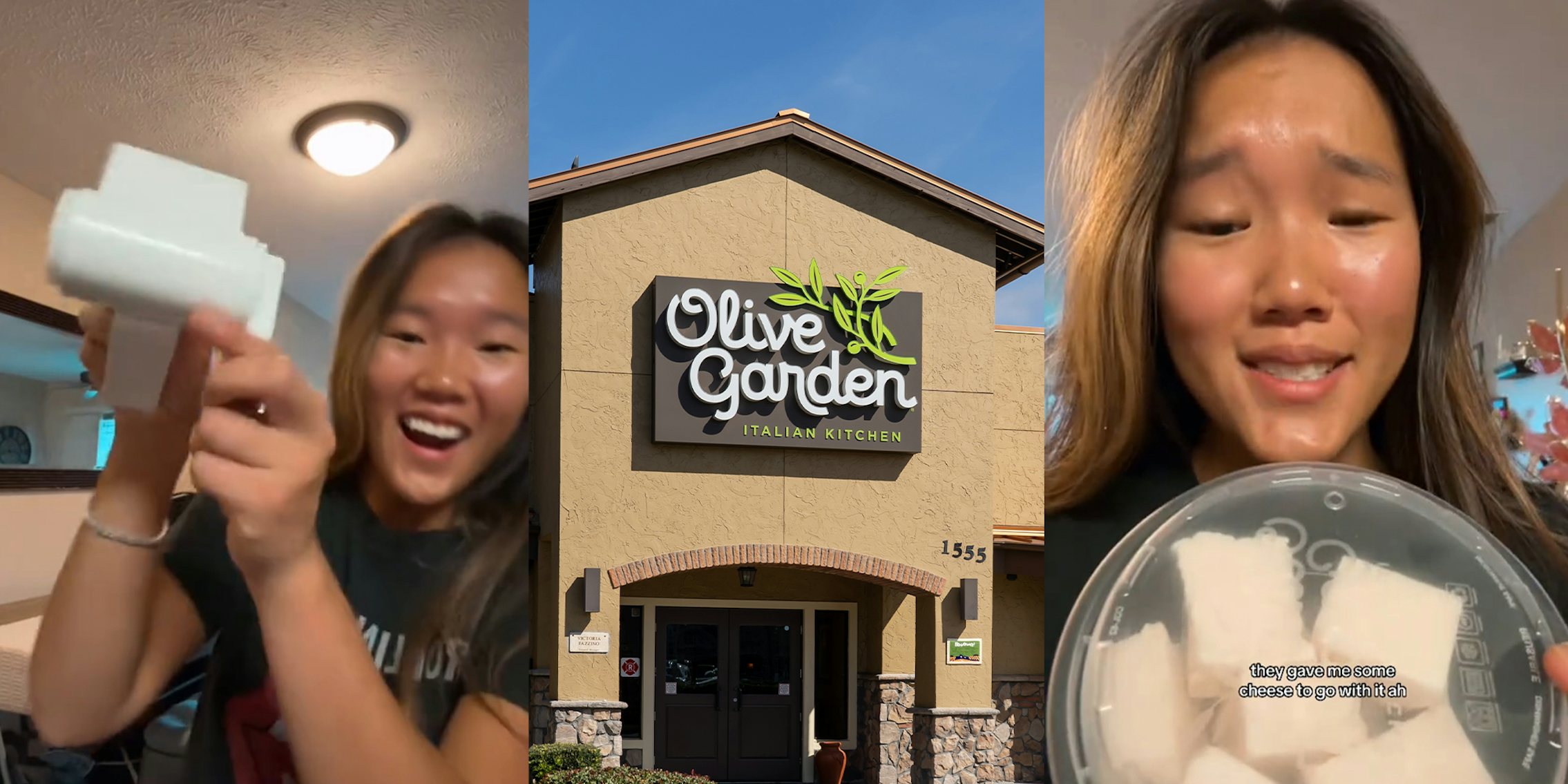 Olive Garden customer goes in for never-ending pasta and discovers you can take home a cheese grater