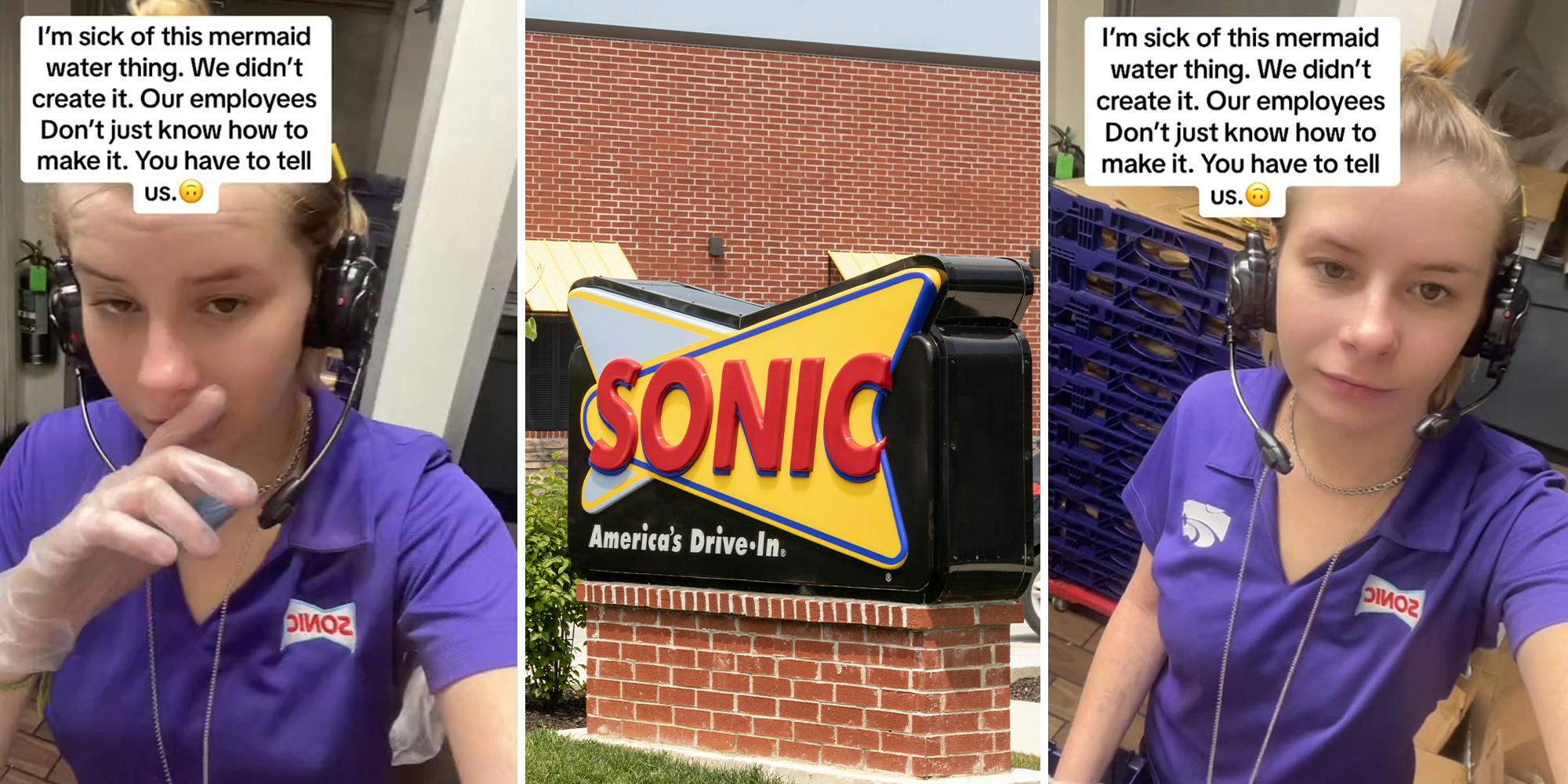 Sonic Worker; Sonic Drive In Sign