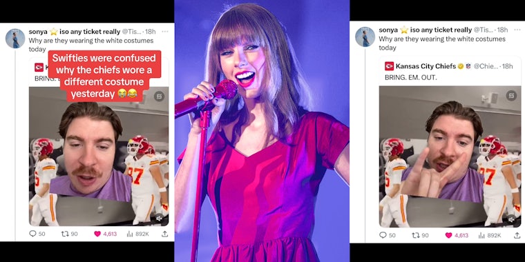NFL fan teaches Swifties about jersey’s after fans call them 'costumes'
