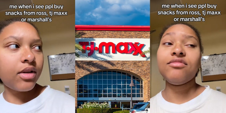 Customer mocks those who buy snacks from Ross, TJ Maxx, Marshall's