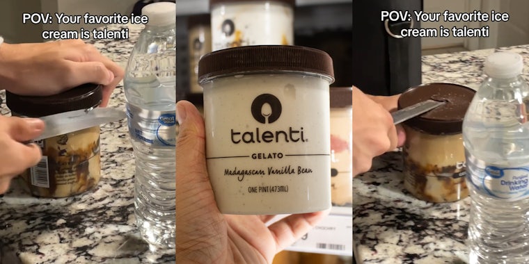 Customer calls out Talenti for difficult packaging