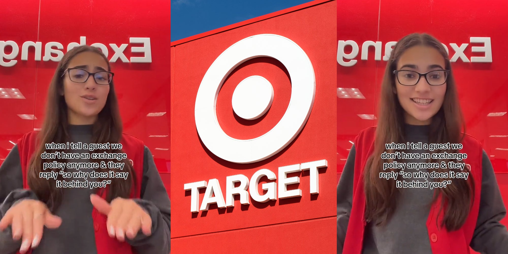 Target Gets Rid of Exchanges. Worker Still Has to Stand in Front of Sign