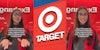 Target Worker; Target store front Logo