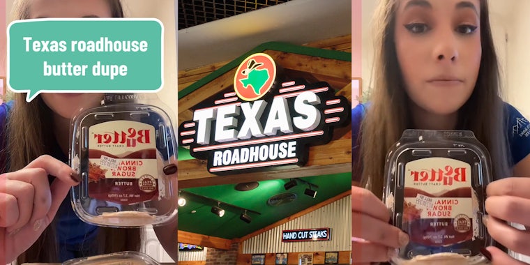 Grocery store customer recreates iconic Texas Roadhouse cinnamon butter and bread combo