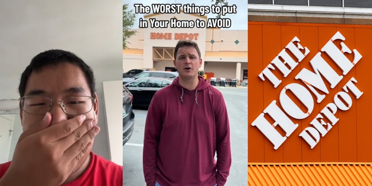 Home Depot shopper shows everything 'you should avoid in your home.' One customer has every single one