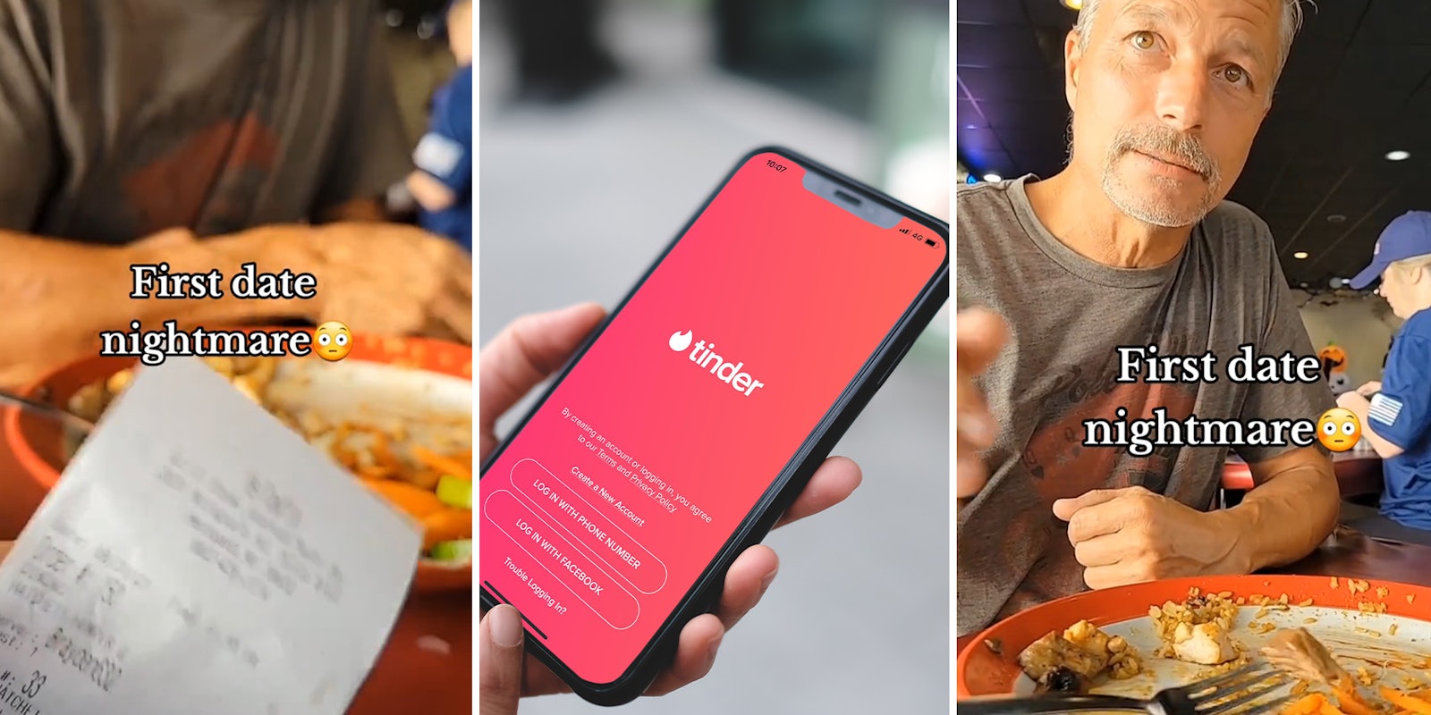 Man says date should have to pay for his meal because she swiped right on Tinder
