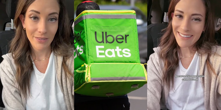 Uber Eats customer says driver bought himself a bunch of food