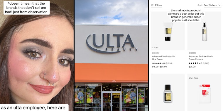 Ulta worker shares which beauty products never sell