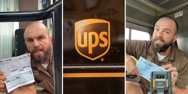 UPS driver starts debate after sharing weekly pay stub