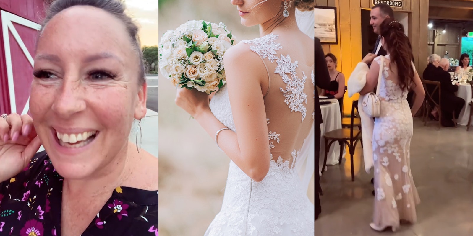 Wedding planner confronts 4 wedding guests for wearing white