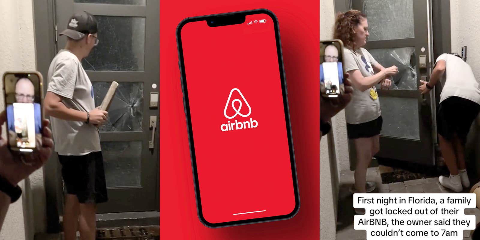 Airbnb Guests Break Down Door After Getting Locked Out