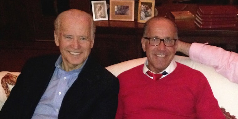 Joe and Francis Biden together on couch