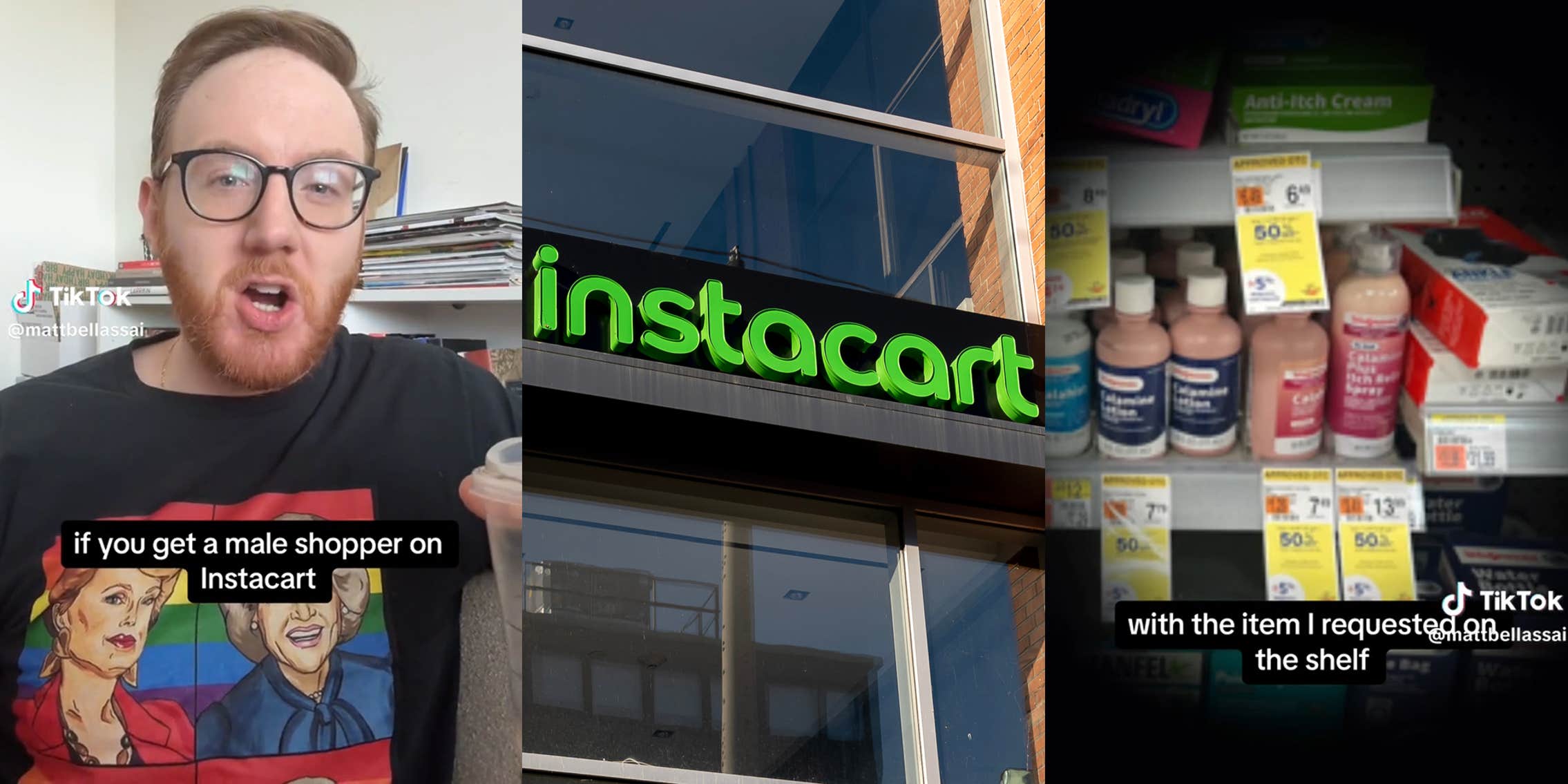 Male Instacart Shopper Sends Photo of 'Missing' Item to Customer