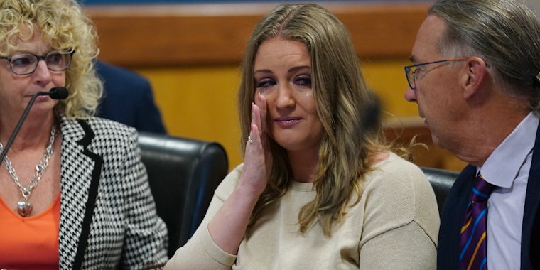 Jenna Ellis cries in court