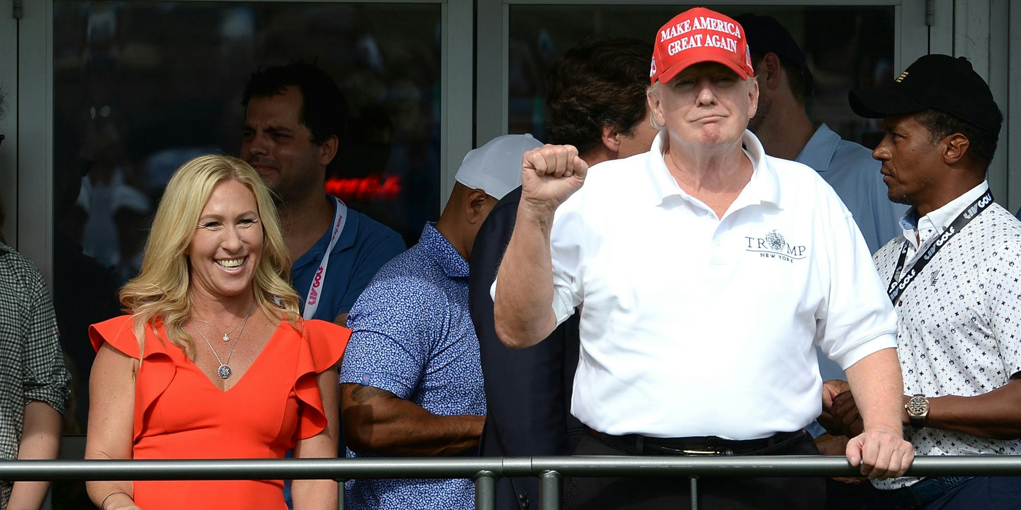 Donald Trump and Marjorie Taylor Greene