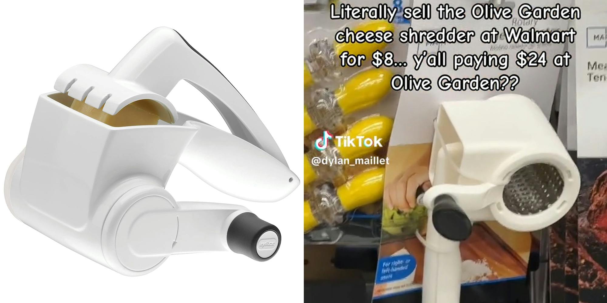Shopper Claims Walmart Sells Olive Garden Cheese Grater for $8