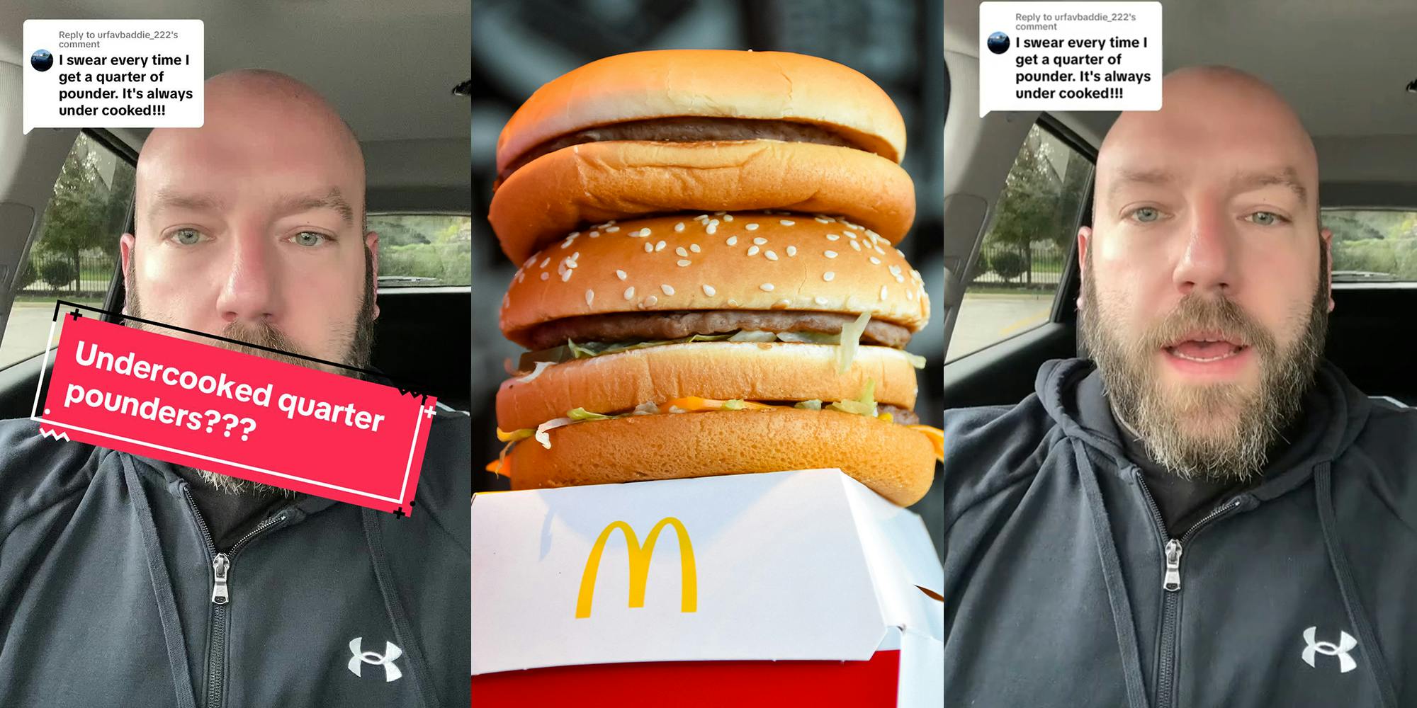 Former McDonald’s corporate chef reveals why Quarter-Pounders are often under-cooked