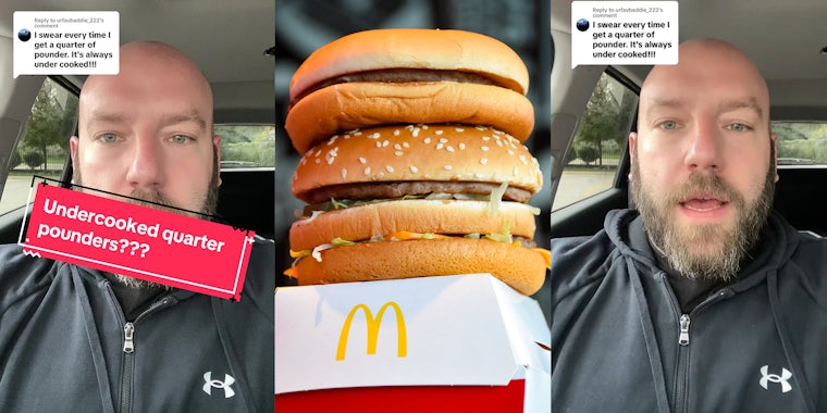Former McDonald’s corporate chef reveals why Quarter-Pounders are often under-cooked