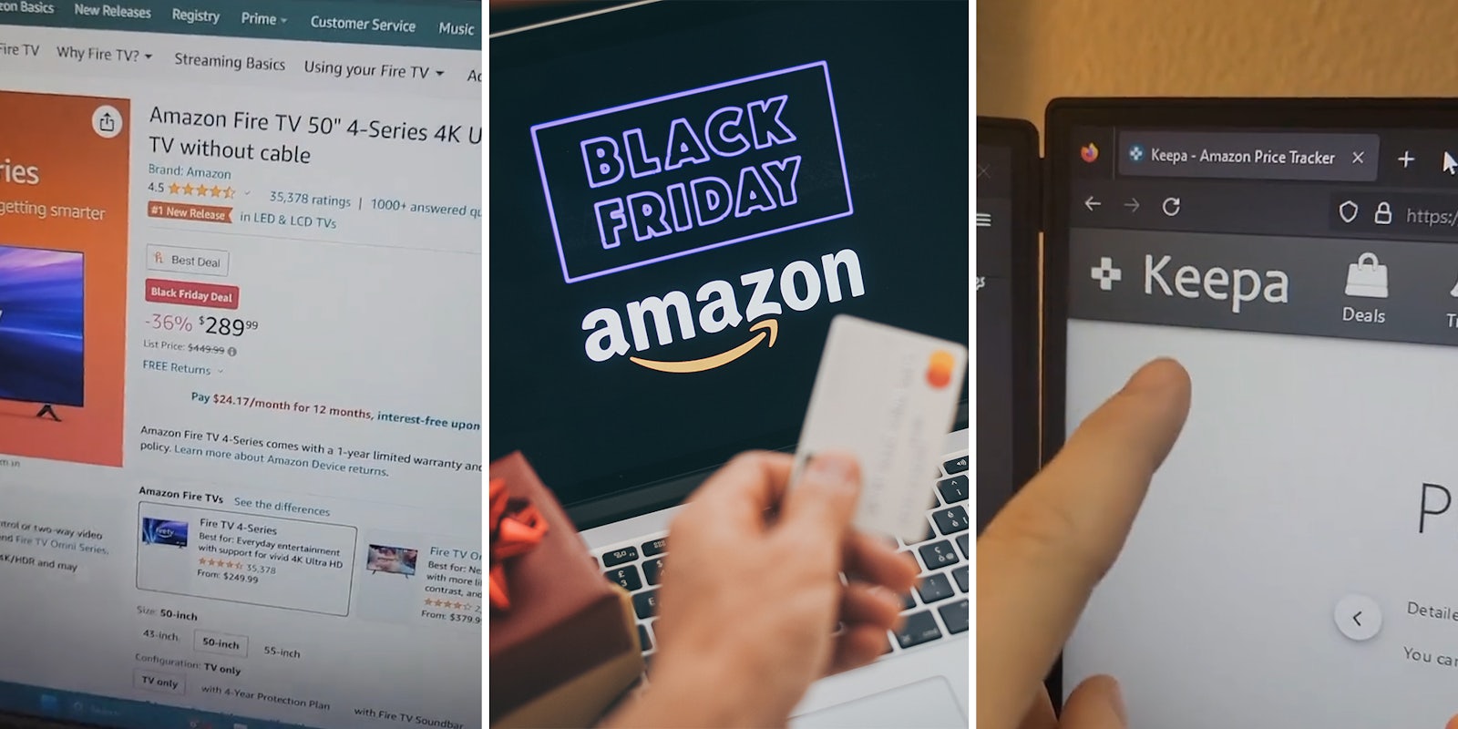 Shopper exposes how Amazon Black Friday deals are a scam